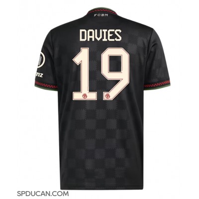 Muški Nogometni Dres Bayern Munich Alphonso Davies #19 Rezervni 2025-26 Kratak Rukav Muški Nogometni Dres Bayern Munich Alphonso Davies #19 Rezervni 2025-26 Kratak Rukav